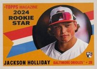 2024 Topps Throwback Thursday #140 Jackson Holliday Photo Variation-White Uniform Baseball Card
