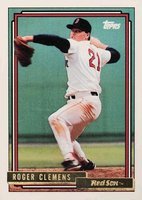 1992 Topps Gold #150 Roger Clemens Baseball Card