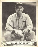 1940 Play Ball #190 Charley Berry Baseball Card
