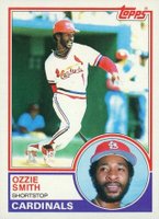 1983 Topps #540 Ozzie Smith Baseball Card