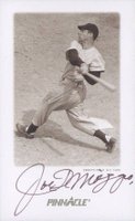 1993 Pinnacle DiMaggio Autographs #5 Ebbets Field N.Y. 1949 Baseball Card