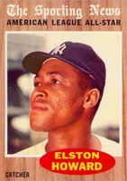 1962 Topps #473 Elston Howard All-Star Baseball Card