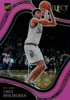 2022 Panini Chronicles Draft Picks Select #1 Chet Holmgren Pink Basketball Card