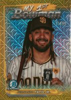 2024 Bowman Chrome Mega Box My 1st Bowman #25 Fernando Tatis Jr. Gold Refractor Baseball Card
