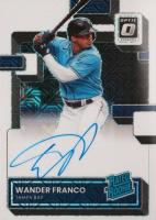 2022 Panini Donruss Optic Rated Rookie Signatures #RRSWF Wander Franco White Mojo Baseball Card