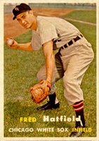 1957 Topps #278 Fred Hatfield Baseball Card