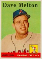1958 Topps #391 Dave Melton Baseball Card