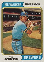 1974 Topps #554 Tim Johnson Baseball Card