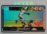 2005 Topps Chrome Opening Day Refractors #ODC9 Derek Jeter Baseball Card