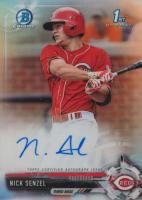 2017 Bowman Chrome Prospect Autograph #NS Nick Senzel Refractor Baseball Card