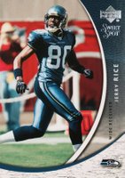 2004 Upper Deck Sweet Spot #86 Jerry Rice Football Card