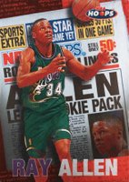 1997 Hoops Rookie Headliners #4 Ray Allen Basketball Card