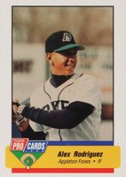 1994 Fleer Procards  #1063 Alex Rodriguez Appleton Foxes Baseball Card