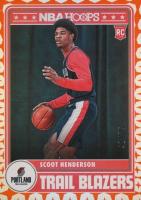 2023 Panini NBA Hoops #297 Scoot Henderson Gravity Basketball Card