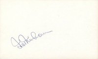 1999 Hall of Fame Autographs # Hal Newhouser Index Card Baseball Card