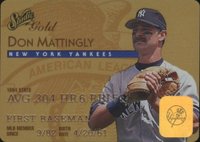 1995 Studio #3 Don Mattingly Gold Baseball Card