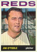 1964 Topps #185 Jim O'Toole Baseball Card