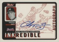 1999 Upper Deck Retro Inkredible #CJ Chipper Jones Baseball Card