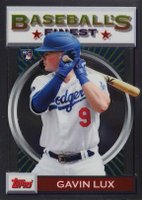 2020 Finest Flashbacks #18 Gavin Lux Baseball Card