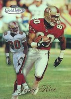 1998 Topps Gold Label Class 1 #45 Jerry Rice Gold Label Football Card