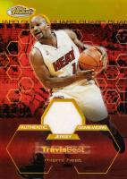 2002 Finest #124 Travis Best Jersey-Gold Refractor Basketball Card