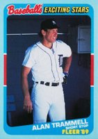 1989 Fleer Exciting Stars #41 Alan Trammell Baseball Card