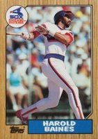 1987 Topps Tiffany #772 Harold Baines Baseball Card