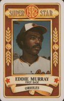 1982 Perma-Graphics Super Star Credit Cards # Eddie Murray Baseball Card
