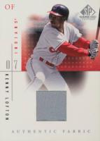 2001 SP Game-Used Authentic Fabric #KL Kenny Lofton Baseball Card