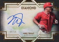 2021 Topps Diamond Icons Diamond Icons Autographs #MT Mike Trout Baseball Card