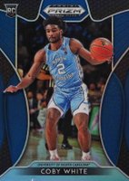2019 Panini Prizm Draft Picks #8 Coby White Blue Prizm Basketball Card