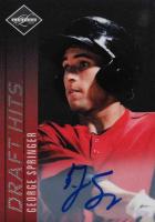 2011 Panini Limited Draft Hits #3 George Springer Autograph Baseball Card