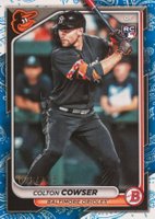 2024 Bowman #31 Colton Cowser Blue Pattern Baseball Card