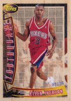 1996 Topps Youthquake #YQ1 Allen Iverson Basketball Card