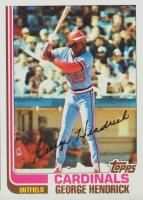 1982 Topps #420 George Hendrick Baseball Card