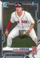 2021 Bowman Chrome Prospects #BCP71 Blaze Jordan Baseball Card