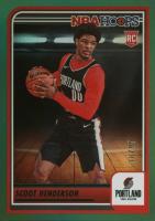 2023 Panini NBA Hoops #232 Scoot Henderson Green Basketball Card