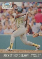 1991 Ultra  #248 Rickey Henderson Baseball Card