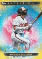 2024 Topps Inception #7 Jackson Holliday Yellow Baseball Card