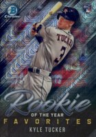 2019 Bowman Mega Box Chrome Rookie of the Year Favorites #ROYF1 Kyle Tucker Baseball Card
