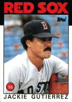 1986 Topps #633 Jackie Gutierrez Baseball Card