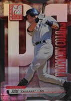 2001 Donruss Elite Primary Colors #PC-5 Derek Jeter Red Die-Cut Baseball Card