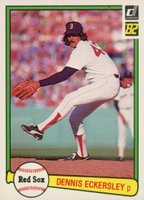 1982 Donruss #30 Dennis Eckersley Baseball Card