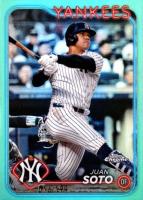 2024 Topps Chrome #150 Juan Soto Aqua Refractor Baseball Card