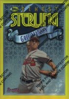 1996 Finest #145 Greg Maddux Refractor Baseball Card