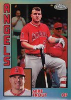 2019 Topps Chrome 1984 Topps Baseball #17 Mike Trout Baseball Card