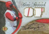 2006 Ultimate Collection Ultimate Game Materials #KG Ken Griffey Jr. Signature Baseball Card