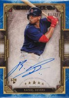 2018 Topps Five Star Autographs #FSA-RD Rafael Devers Blue Baseball Card