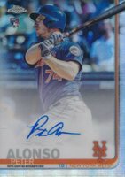 2019 Topps Chrome Rookie Autographs #RA-PA Peter Alonso Refractor Baseball Card