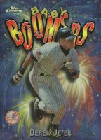 1998 Topps Chrome Baby Boomers #BB1 Derek Jeter Refractor Baseball Card